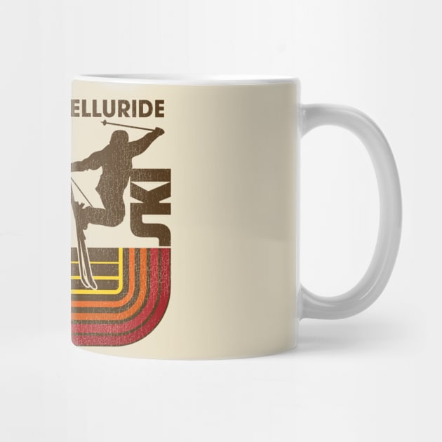 Retro Telluride 70s/80s Style Skiing Stripe by darklordpug